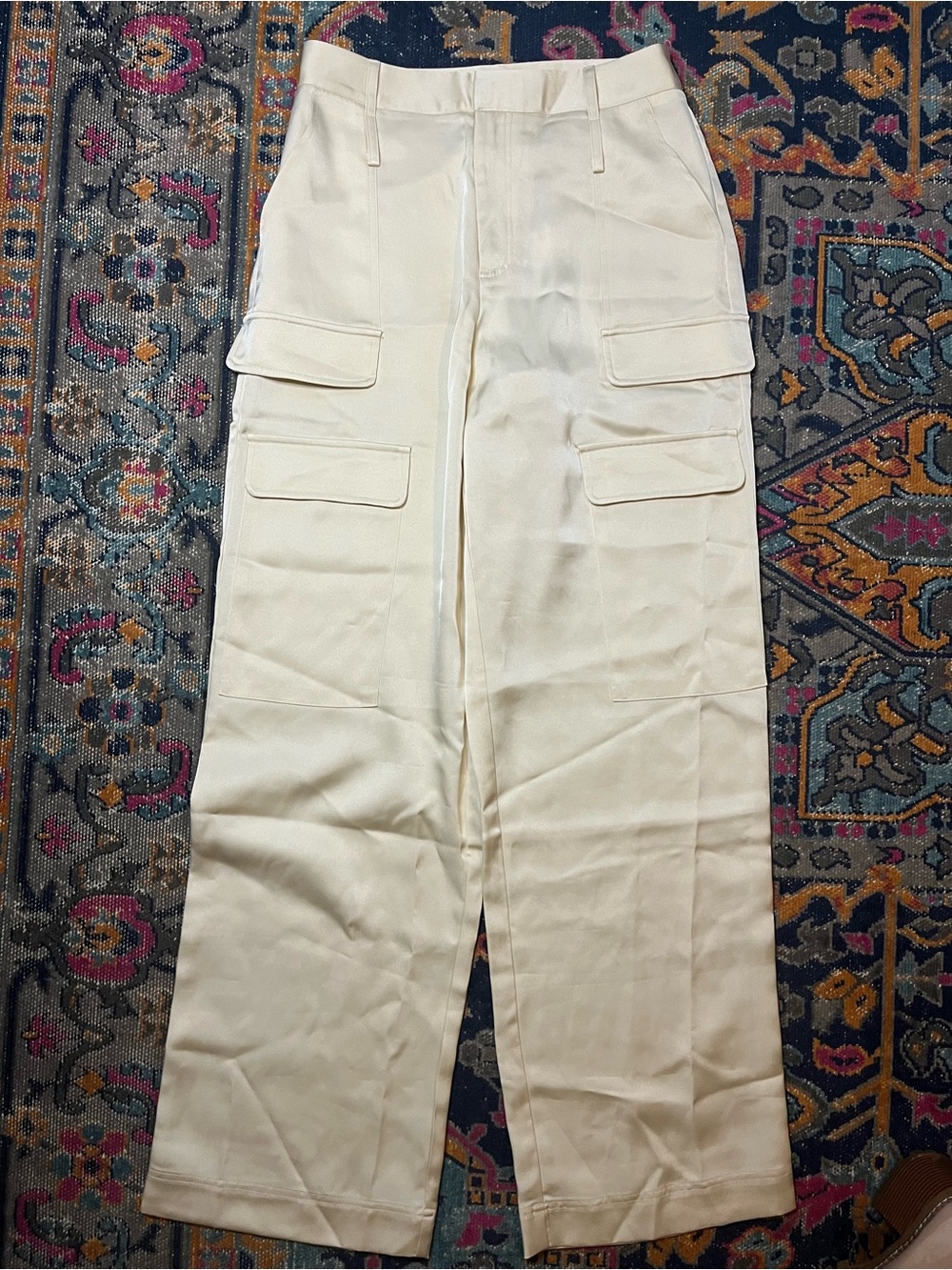 NOLI Milan Satin Cargo Pants - Picture 2 of 4